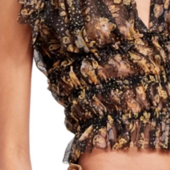 Free People Making Me Smile Print Top - Picture 4 of 11